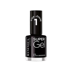 Jag Couture London - New York Rimmel London Kate Super Gel Nail Polish 070 Black Obsession 12ml