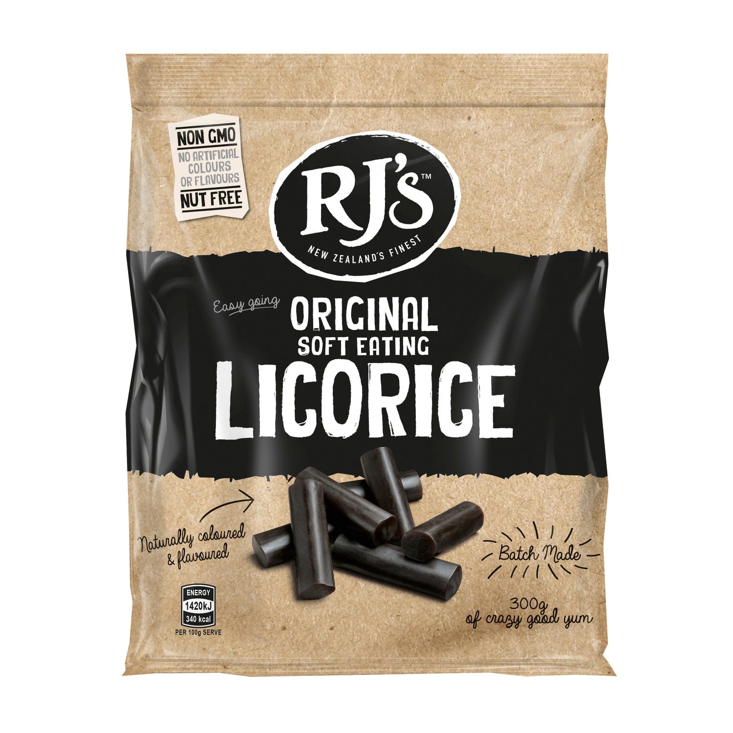 Jag Couture London - New York RJ's natural soft eating licorice bags