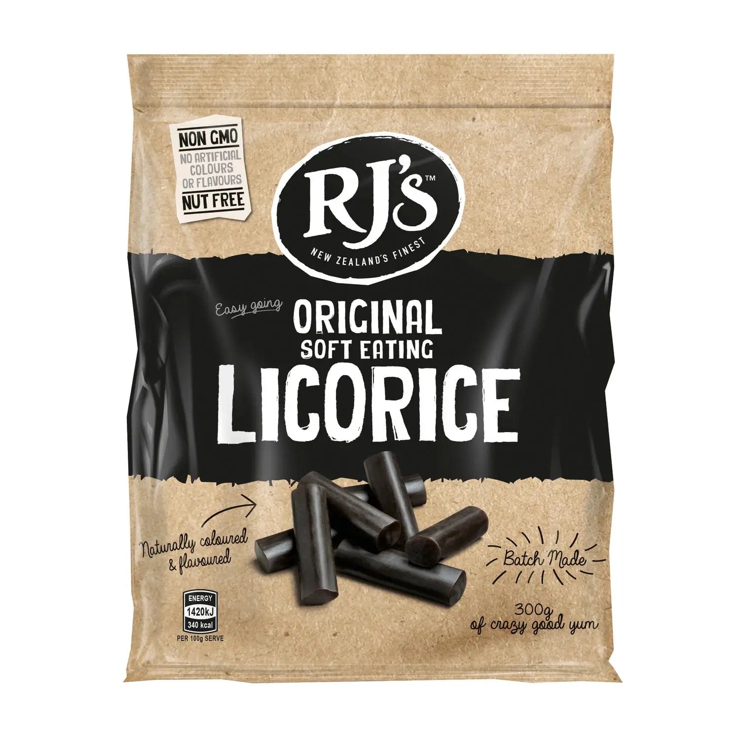 Jag Couture London - New York RJ's natural soft eating licorice bags