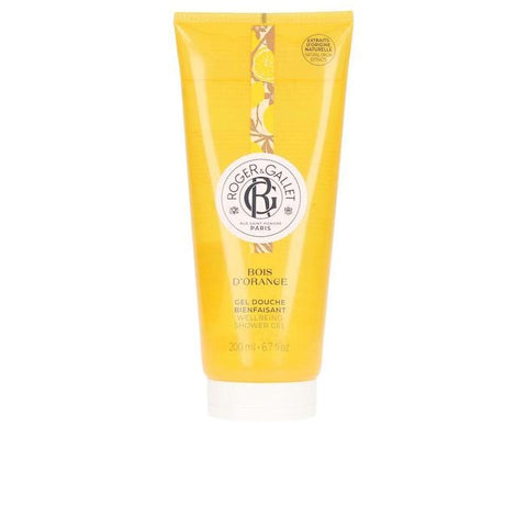 Roger & Gallet Bois D'Orange gel douche in 200ml bottle, refreshing and invigorating body wash with orange fragrance.
