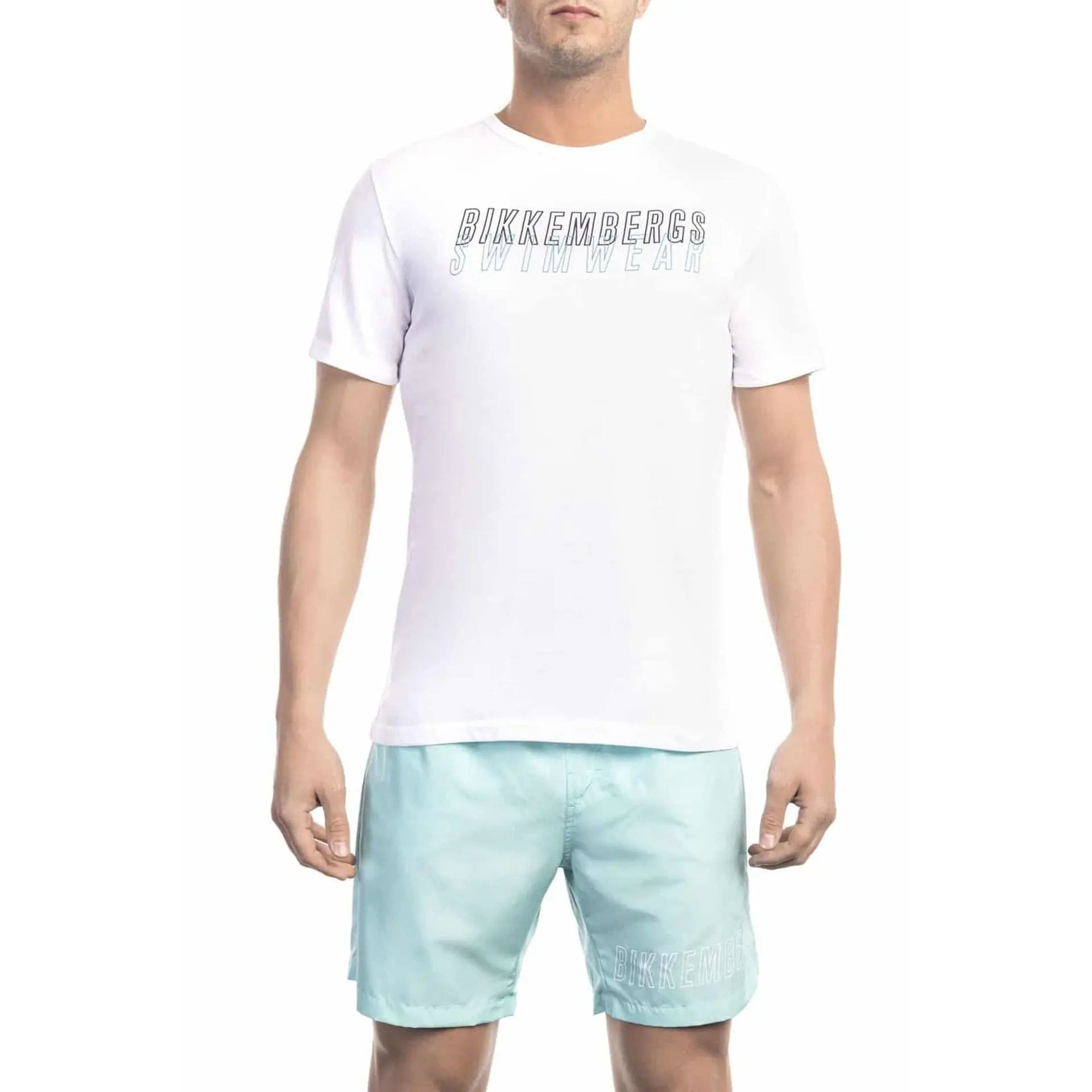 Jag Couture London - New York Bikkembergs Beachwear BKK1MTS01_WHITE