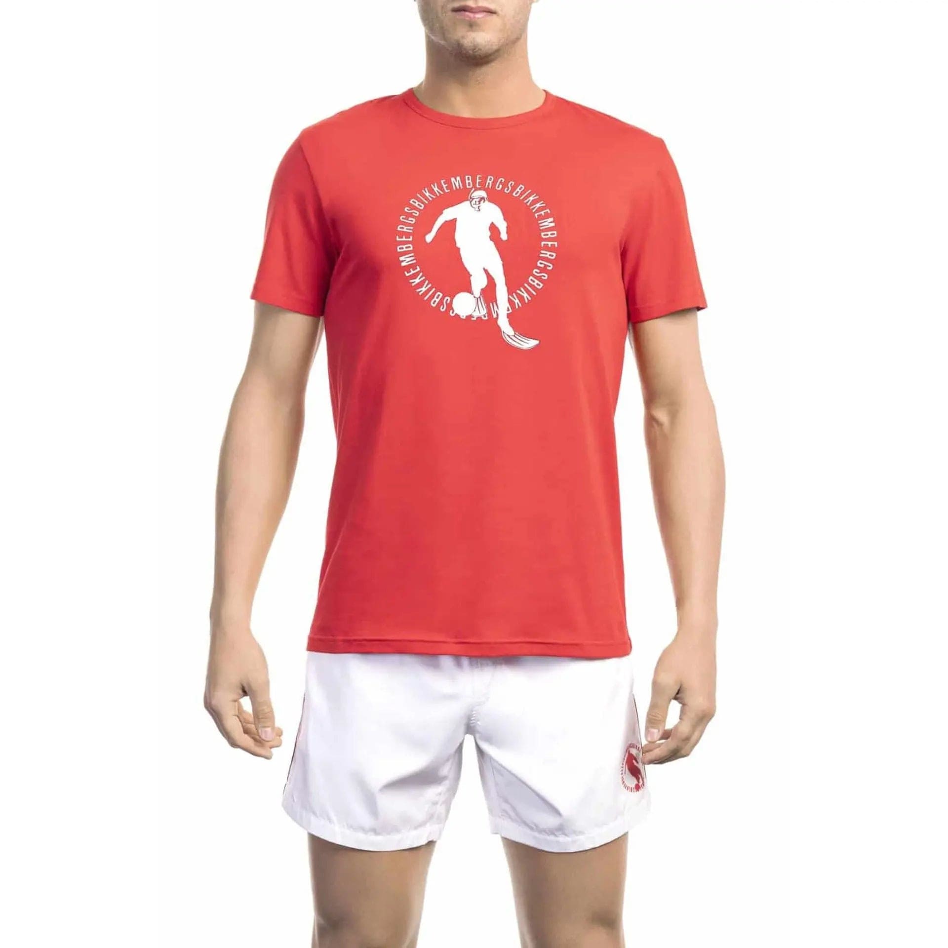 Jag Couture London - New York Bikkembergs Beachwear BKK1MTS02_RED