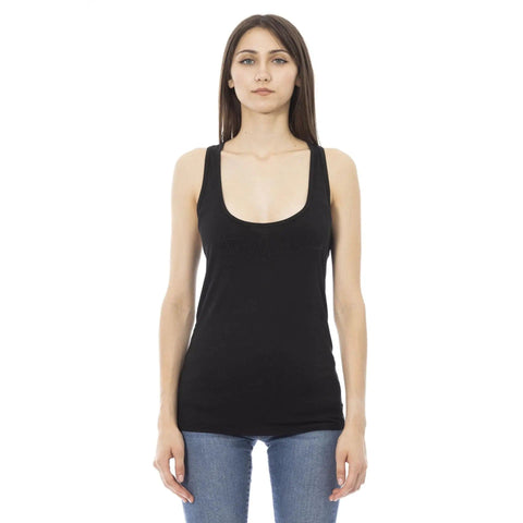 Just Cavalli beachwear D40151GRBC_NERO by Jag Couture London New York, stylish black swimwear with bold design details.