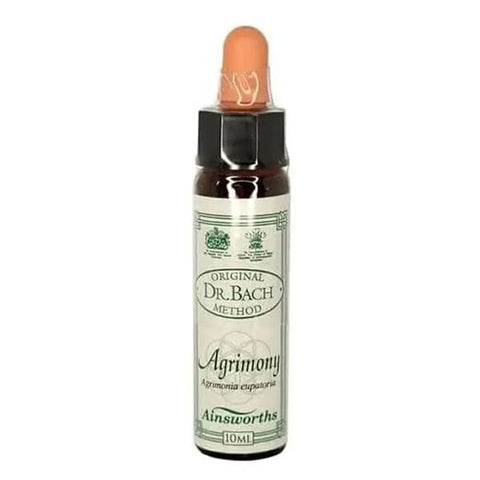 Santiveri Bach Agrimony 10ml bottle from Jag Couture London - New York, with dropper cap and herbal remedy label.