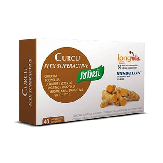 Jag Couture London - New York Santiveri Curcu Flex Superactive 48 Tablets