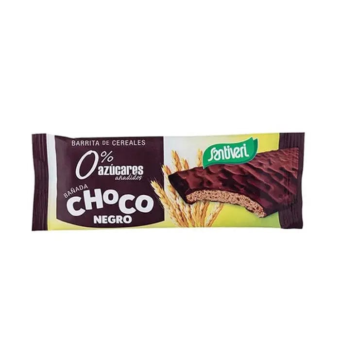 Jag Couture London - New York Santiveri Sugar Free Chocolate Dark Cereal Bars 12 Units