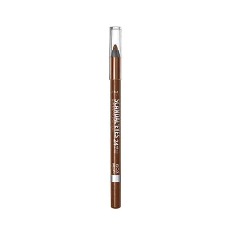 Jag Couture London New York Scandal'eyes 24H Waterproof Khol Kajal 003, black eyeliner pencil with smooth application.