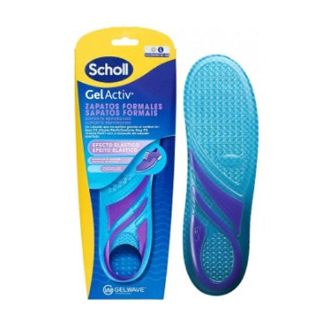Scholl Gelactiv formal shoe insoles by Jag Couture London, size L (40-46.5), in a pair of comfortable orthotic inserts.