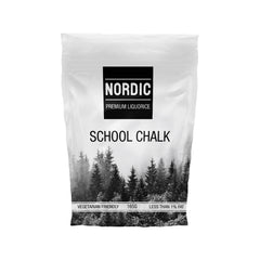 Jag Couture London - New York School chalk premium mint liquorice in crisp mint shell in sachet bag - vegetarian friendly
