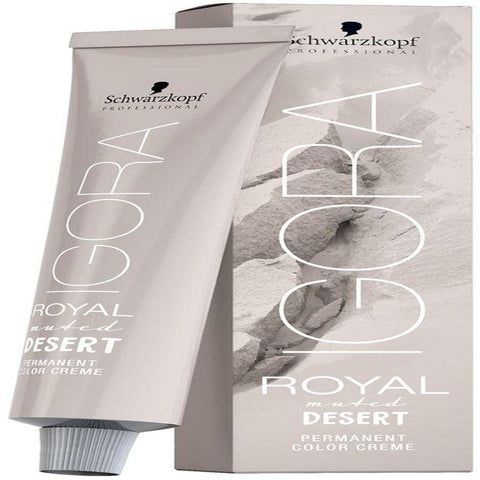 Schwarzkopf Igora Royal 9-42 Beige Humo hair dye in 60ml bottle, shown in a sleek packaging with brand labels.