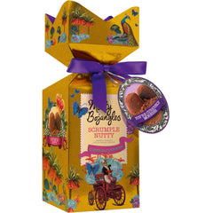 Jag Couture London - New York Scrumple Nutty tip top carton of cocoa dusted truffles with toasted hazelnut pieces
