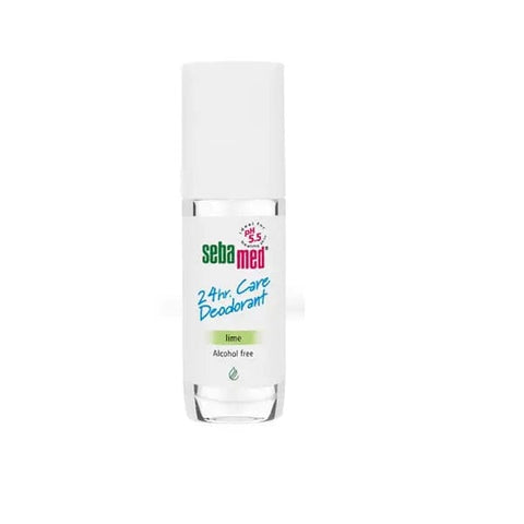 Jag Couture London New York Sebamed deodorant spray 75ml, 24-hour freshness, visible spray bottle with sleek design.