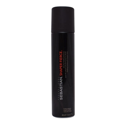 Sebastian Professional Shaper Fierce finishing spray in 400ml bottle, for strong hold and styling control.