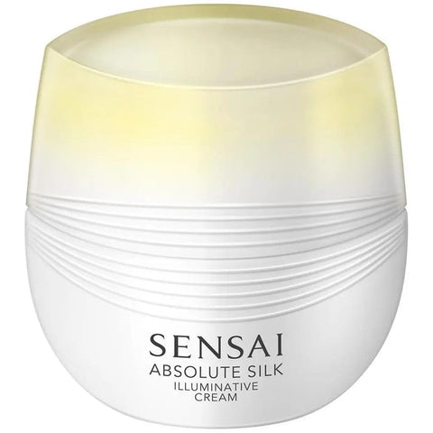 Sensai Sen Absolute Silk Illuminative Cream in 40ml jar, luxurious skincare product from Jag Couture London New York.