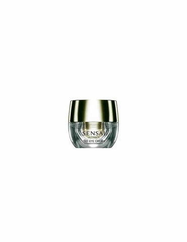 Jag Couture London Sensai Ultimate Crema Contorno de Ojos 15ml eye cream in a sleek jar, designed to hydrate and brighten the eye area.