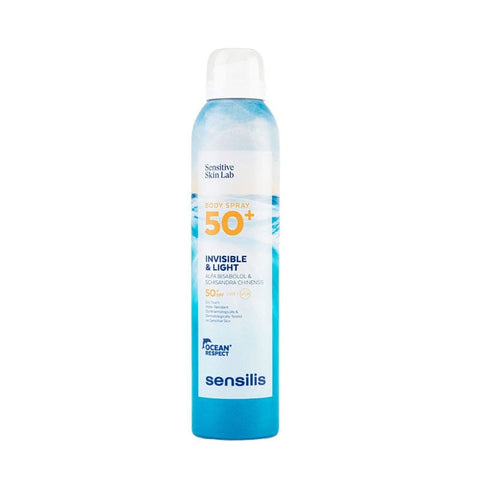 Sensilis Body Sunscreen Spray by Jag Couture London - New York, invisible and lightweight formula, 200ml bottle, easy to apply