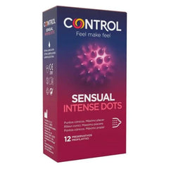 Jag Couture London - New York Sensual Control Intense Dots 12 Préservatifs