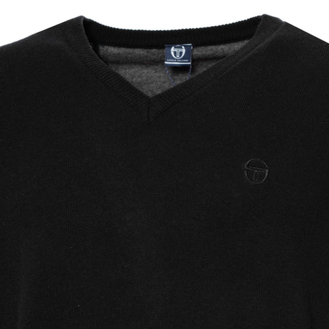 Sergio Tacchini X073_21105-_013B sports jacket from Jag Couture London New York, shown in black with logo details.