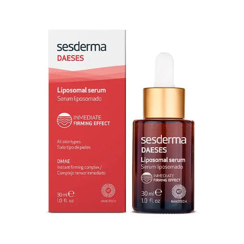 Sesderma Daeses Liposomal Serum in a 30ml bottle, displayed with packaging from Jag Couture London New York.