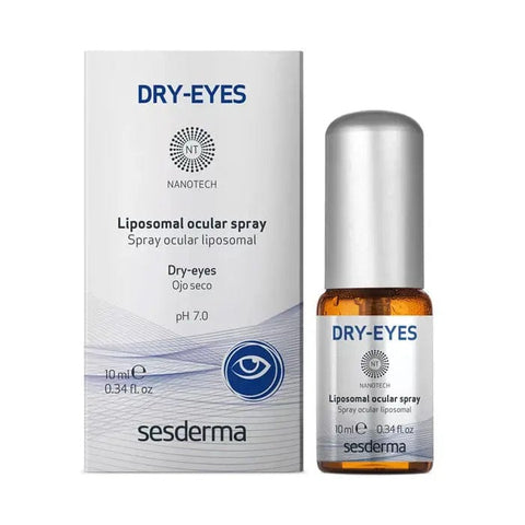 Sesderma Dry Eye Liposomal Eye Spray by Jag Couture London, 10ml, with a sleek spray bottle for soothing eye relief.