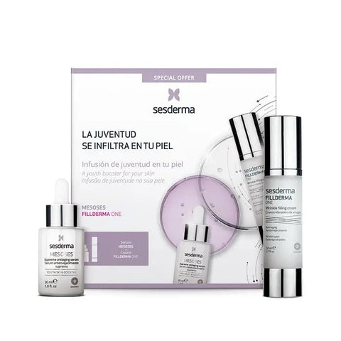 Two 30ml bottles of Sesderma Mesoses Serum by Jag Couture London New York, displayed side by side on a clean background.