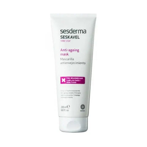 Sesderma Seskavel Anti-Ageing Mask by Jag Couture London New York, 200ml jar with creamy skincare product.