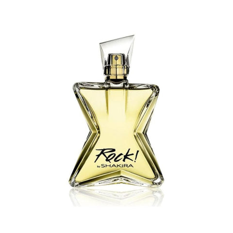 Shakira Rock by Shakira Eau de Toilette spray 80ml bottle with a sleek design, featuring the Jag Couture London - New York branding.