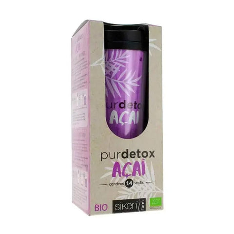 Jag Couture London-New York Siken Form Purdetox Acai Eco 145ml bottle with colorful label and eco-friendly packaging.