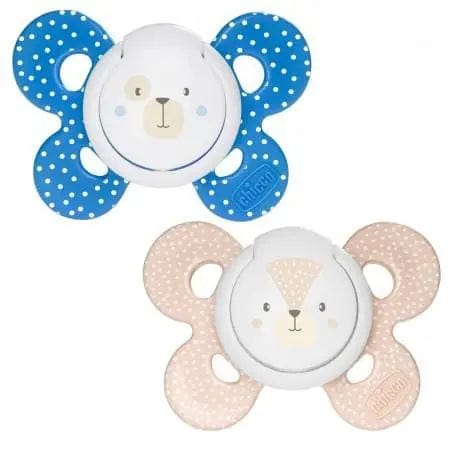 Jag Couture London - New York Silicone Pacifier Chicco Physio Comfort Child 6-16 M 2u