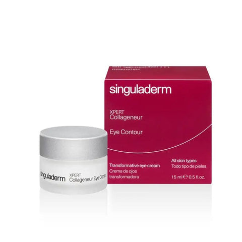 Jag Couture London New York Singuladerm Xpert Collageneur Eye Contour 15ml cream jar with applicator for eye area treatment