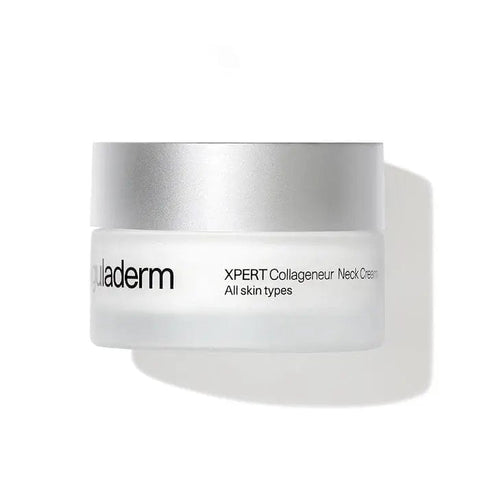Jag Couture London Singuladerm Xpert Collageneur Neck Cream 50ml, a nourishing cream for neck skin visible in the image.