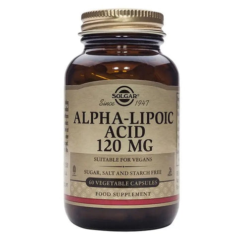 Jag Couture London - New York Solgar Alpha Lipoic Acid 120mg 60 Capsules