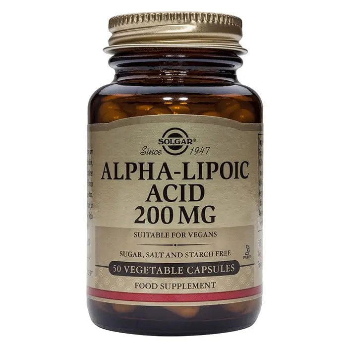 Jag Couture London - New York Solgar Alpha-Lipoic Acid 200mg 50 Capsules