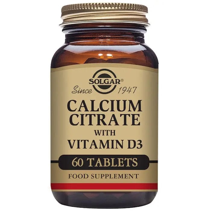 Jag Couture London - New York Solgar Calcium Citrate With Vitamin D3 60 Tablets