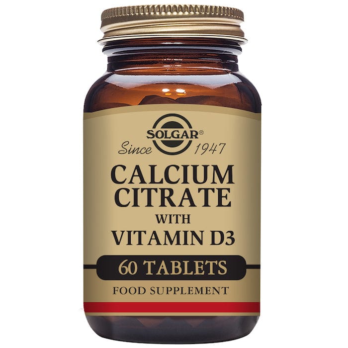 Jag Couture London - New York Solgar Calcium Citrate With Vitamin D3 60 Tablets