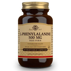 Jag Couture London - New York Solgar L-Phenylalanine 500mg 50 Capsules