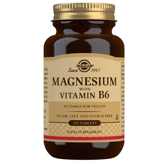 Jag Couture London - New York Solgar Magnesium + Vitamin B6 250 Tablets