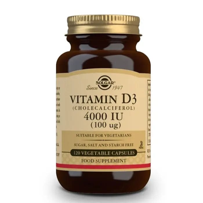 Jag Couture London - New York Solgar Vitamin D3 4000 IU (100 mcg) 120 Capsules
