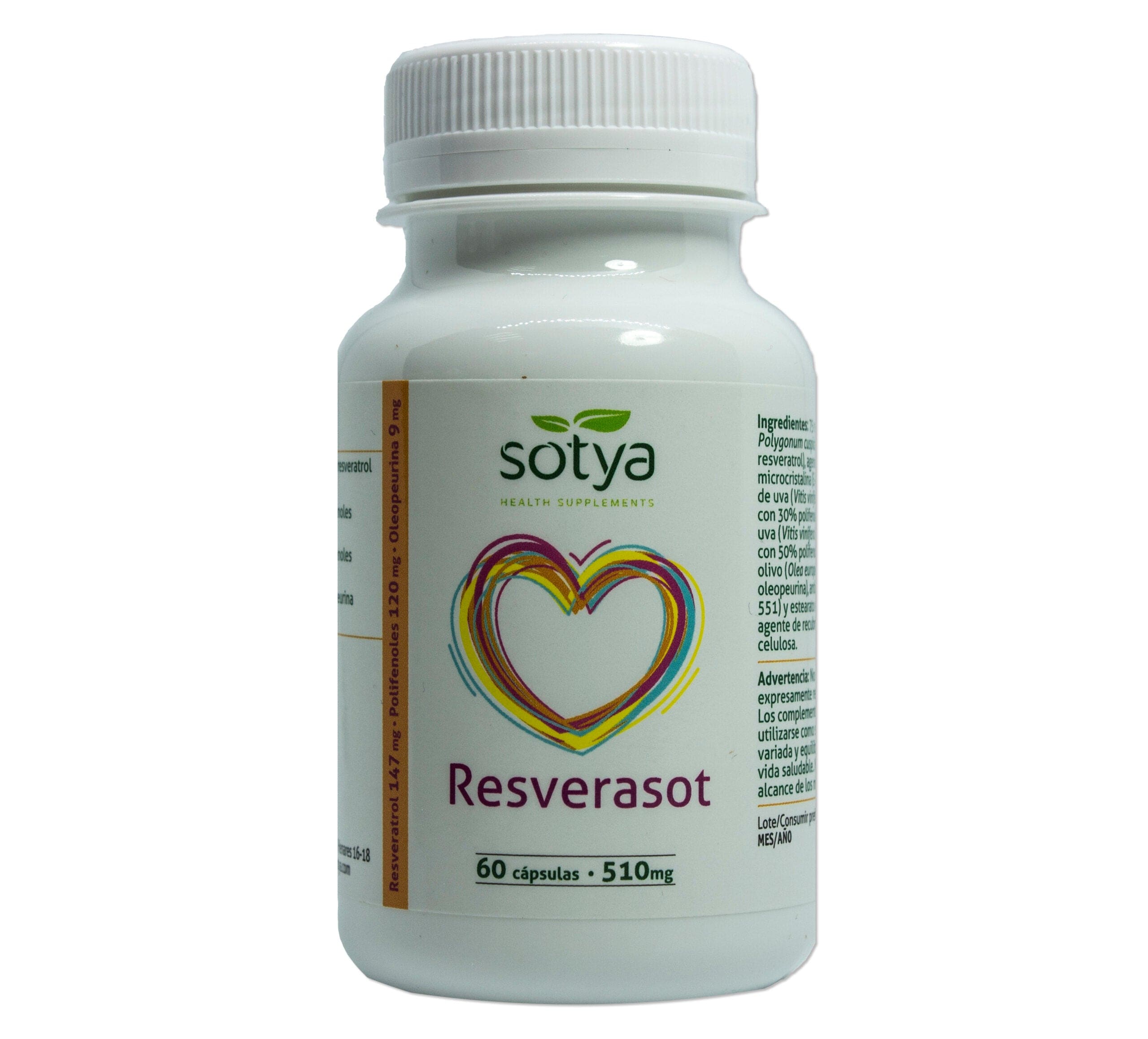 Jag Couture London - New York Sotya Resverasot 510 Mg 60 Caps