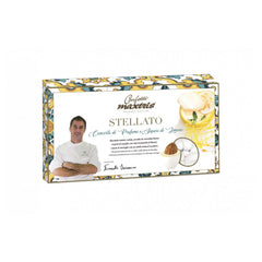 Jag Couture London - New York Stellato - toasted and salted almonds in vanilla flavoured white chocolate with lemon oil and crunchy meringue in sugar