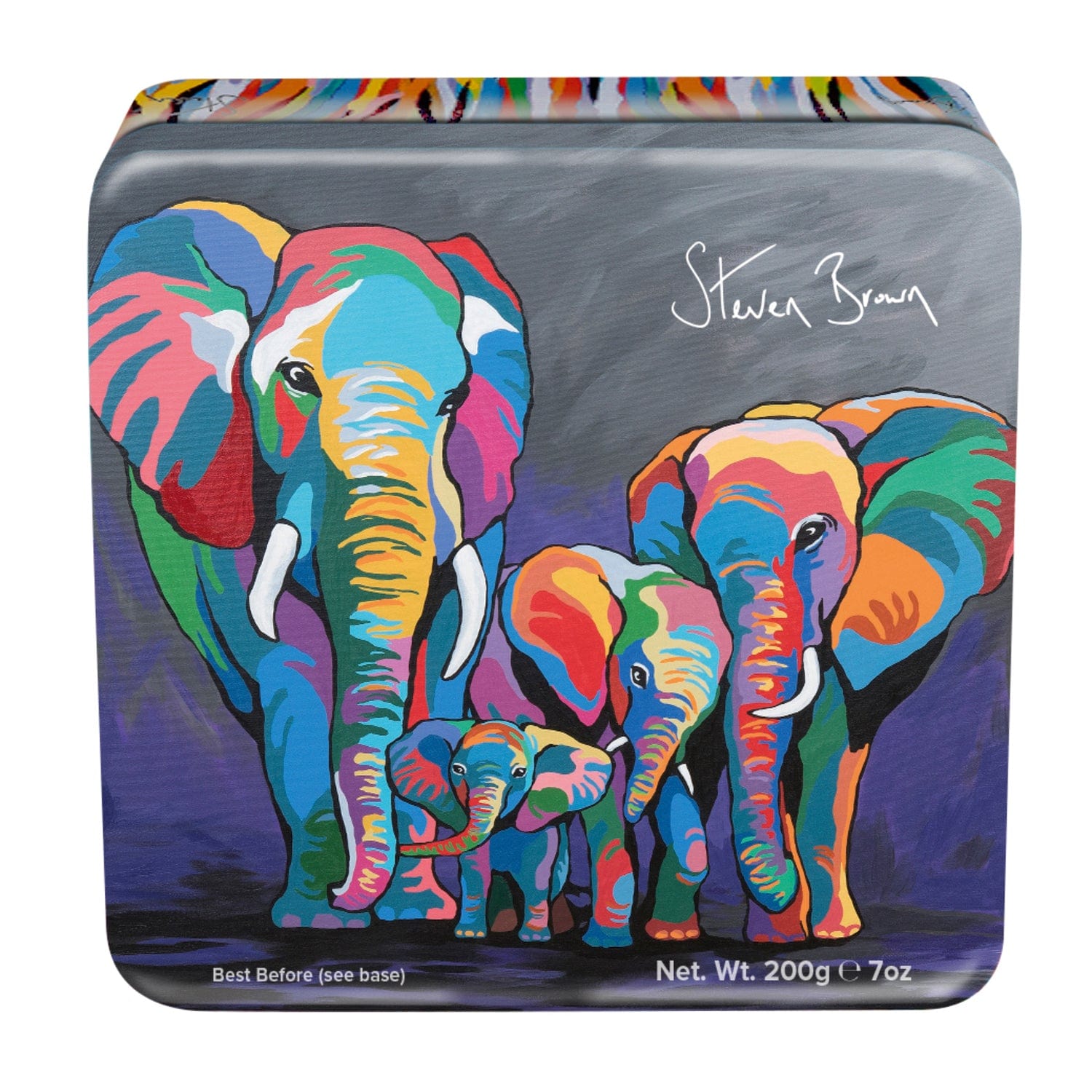 Jag Couture London - New York Steven Brown Allan & Jackie McZoo clotted cream fudge in square tin