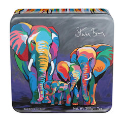 Jag Couture London - New York Steven Brown Allan & Jackie McZoo clotted cream fudge in square tin