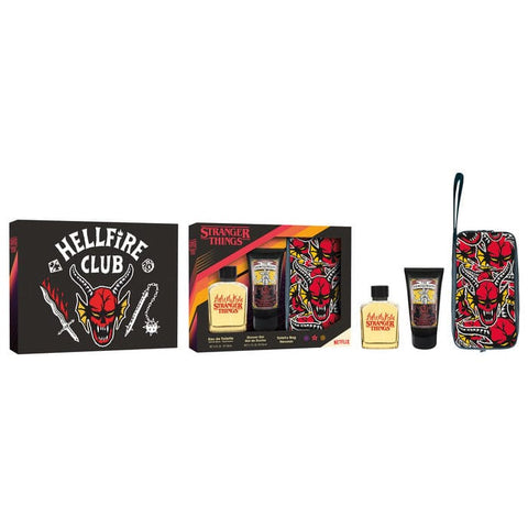 Stranger Things Men Eau De Toilette Spray 100ml set with three bottles, by Jag Couture London New York, featuring bold, modern packaging.