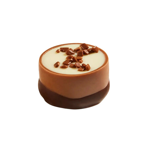 Jag Couture London Strauss milk chocolate cup filled with tiramisu ganache, 14g, elegant dessert treat with rich flavors.