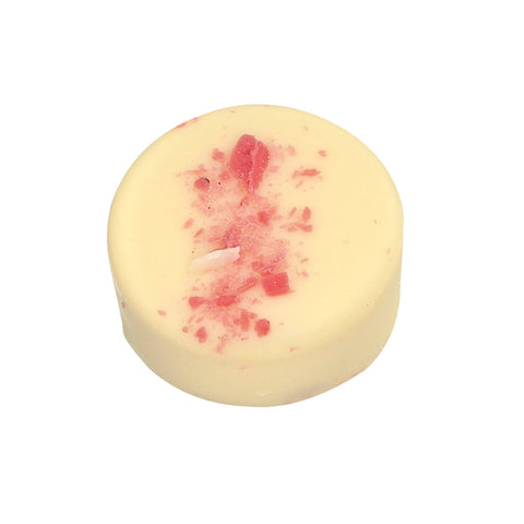 Jag Couture London strawberry and black pepper white chocolate bar with strawberry crème fraîche, 13.9g, showing the product and packaging.
