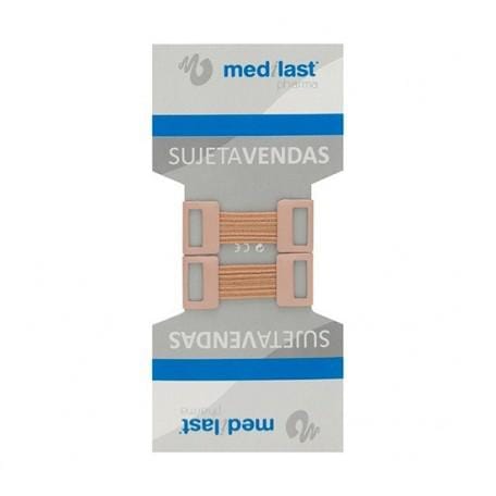 Two Medilast compression bandages from Jag Couture London - New York, shown rolled up and ready for use.