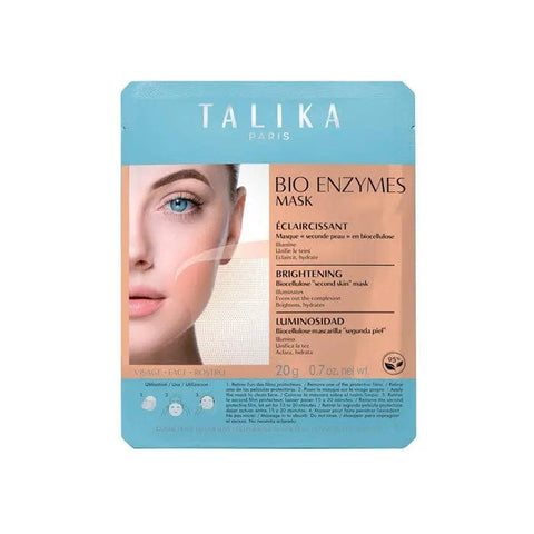 Jag Couture London Talika Bio Enzymes Brightening Mask 20g, close-up of the skincare product in a sleek container.