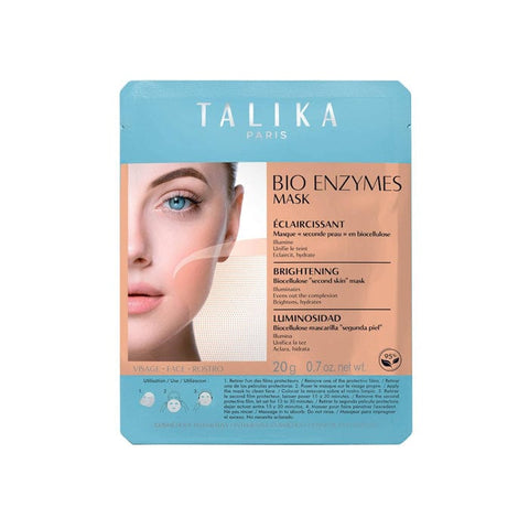 Talika Bio Enzymes Brightening Mask in 20g jar, featuring natural enzyme formula for radiant skin, by Jag Couture London New York