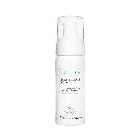Talika Skintelligence Hydra Moisturising Foaming Cleanser in 150ml bottle, gentle facial cleanser with hydrating formula.