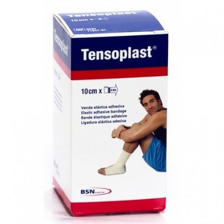 Jag Couture London New York Tensoplast Bandage 10cm x 4cm, flexible medical bandage for support and compression.